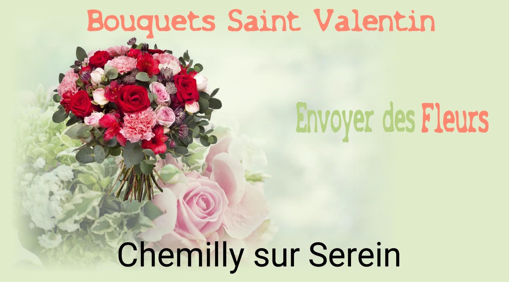 Roses de Saint-Valentin livrées à Chemilly-sur-Serein